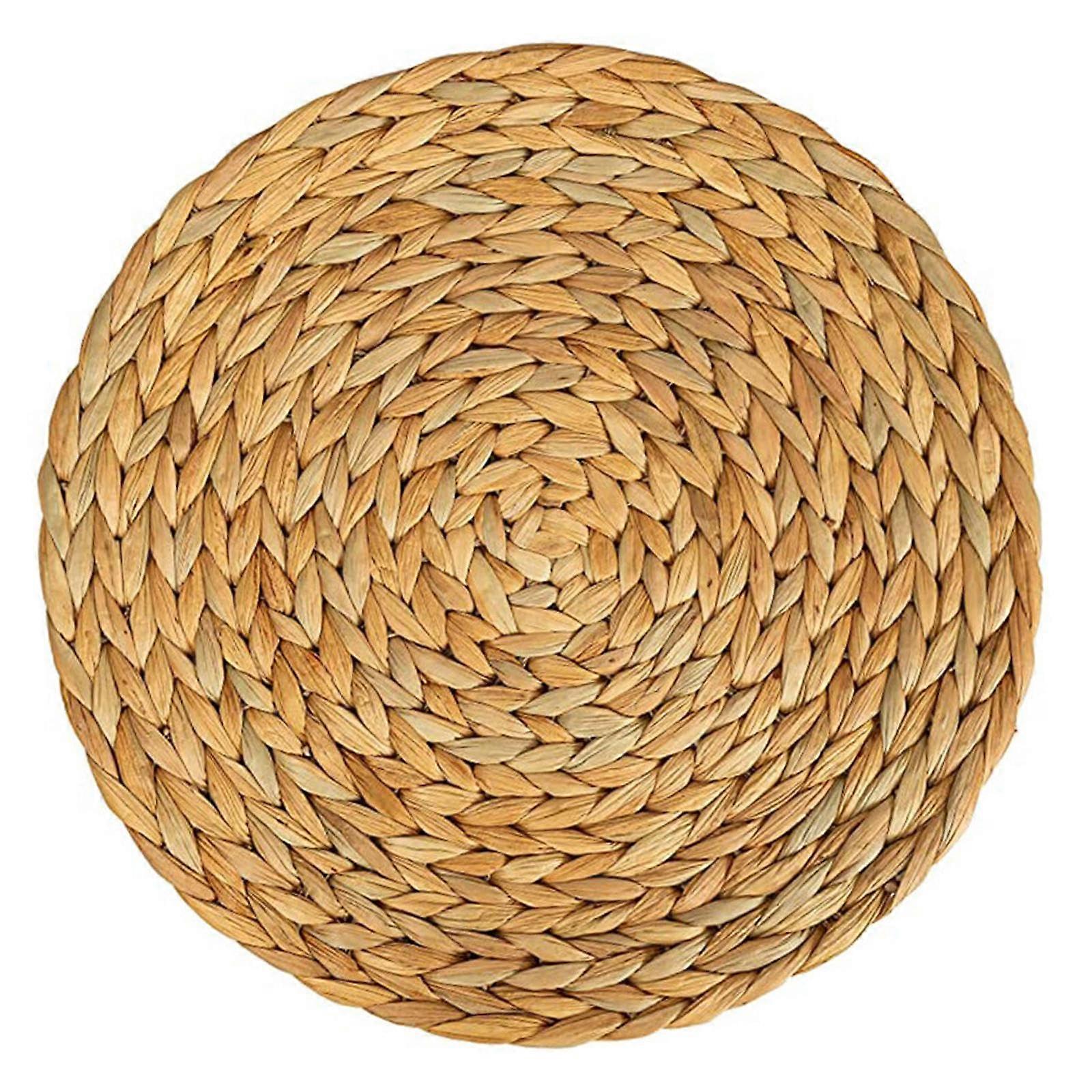 2X Woven Table Sets Heat-Resistant Non-Slip Pads Rustic Decorative for Fireplace Hotel Party and Halloween