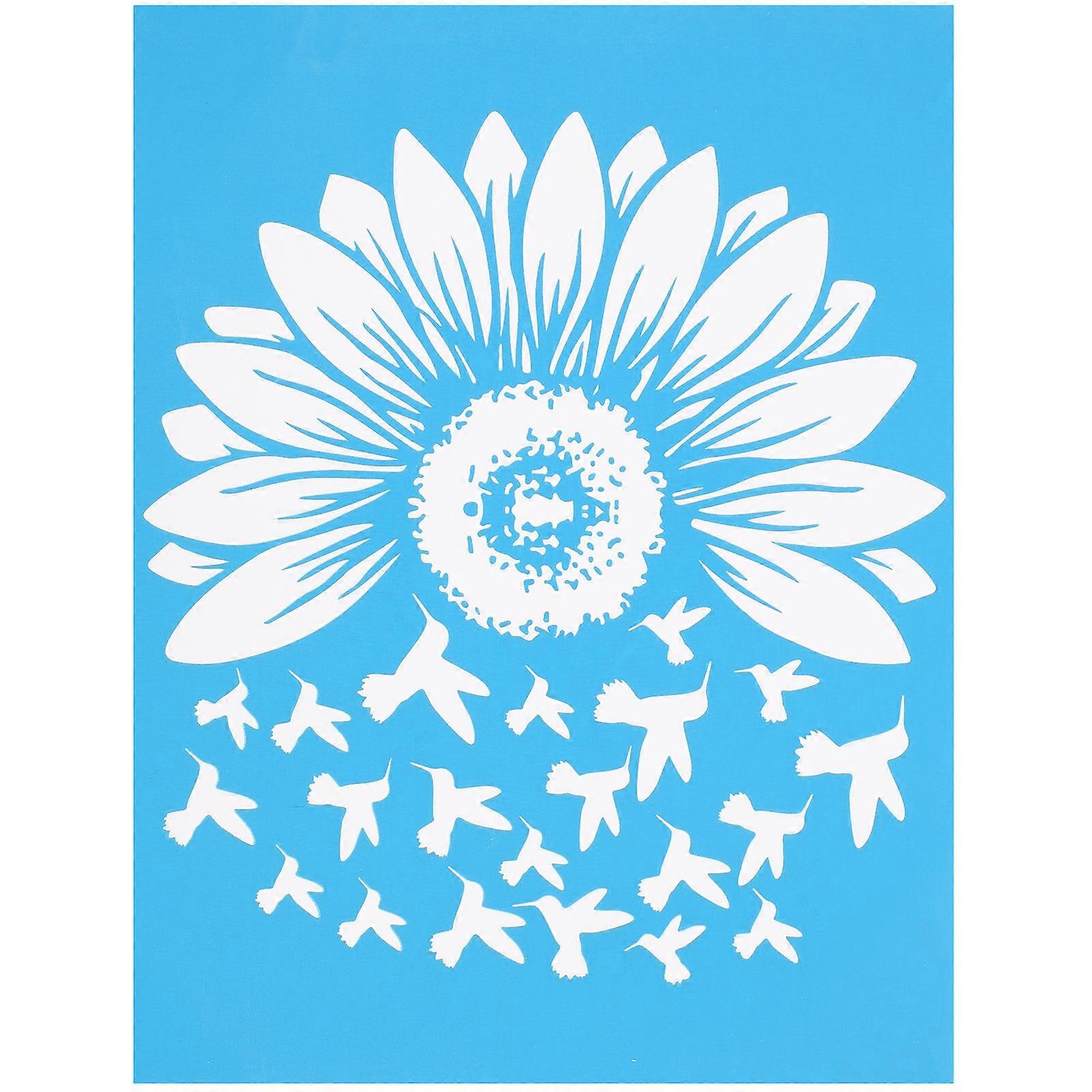 Reusable Layering Stencil Silk Screen Stencil for T-Shirts Signs Canvas Glass 0.1X21.5X27.8CM 1Set