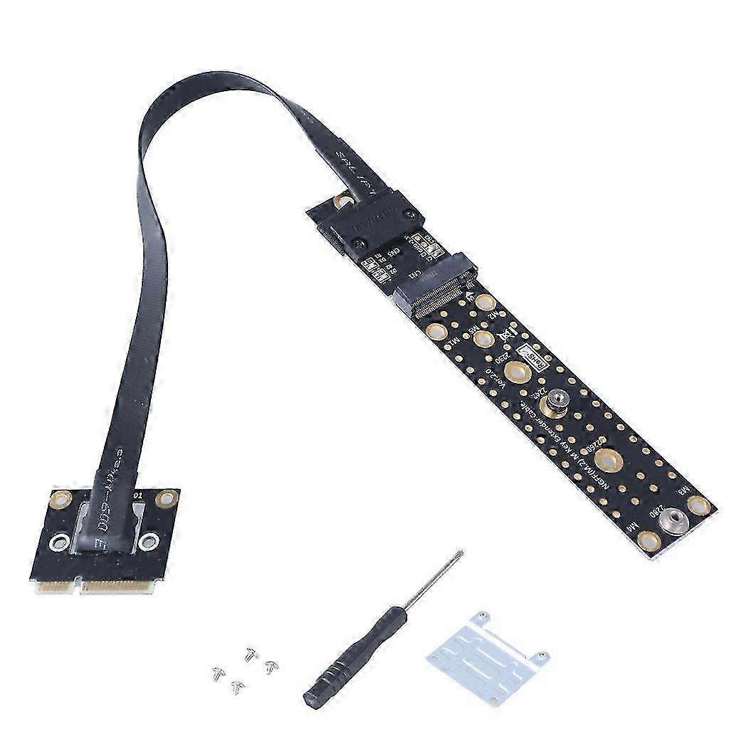PCIe to M.2 Key M Adapter Cable for PC Extensions - Easy Installation Upgrade for SSDs and Storage Solutions