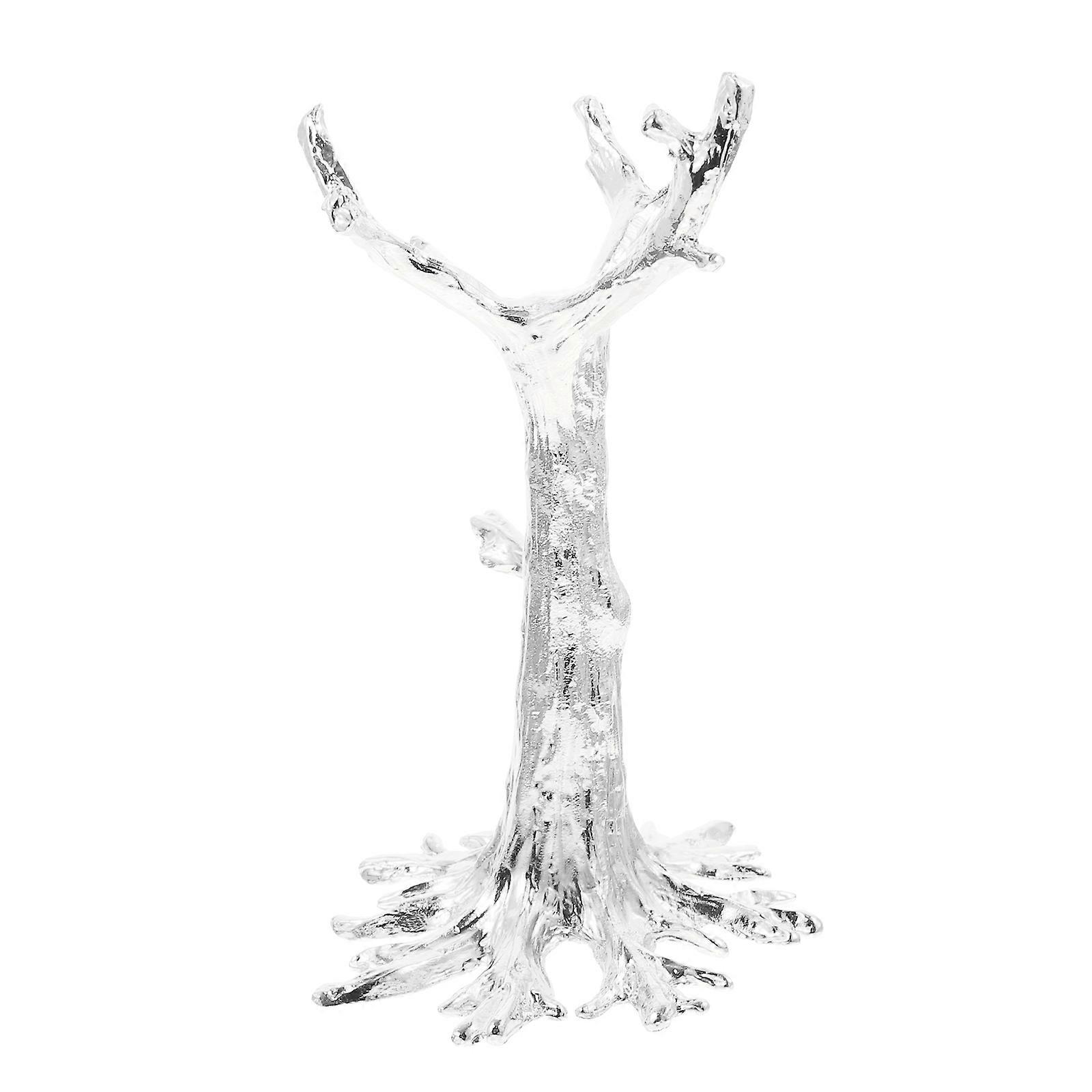 Zinc Alloy Crystal Ball Stand for Display Silver Color and Practical 3.15 Inches