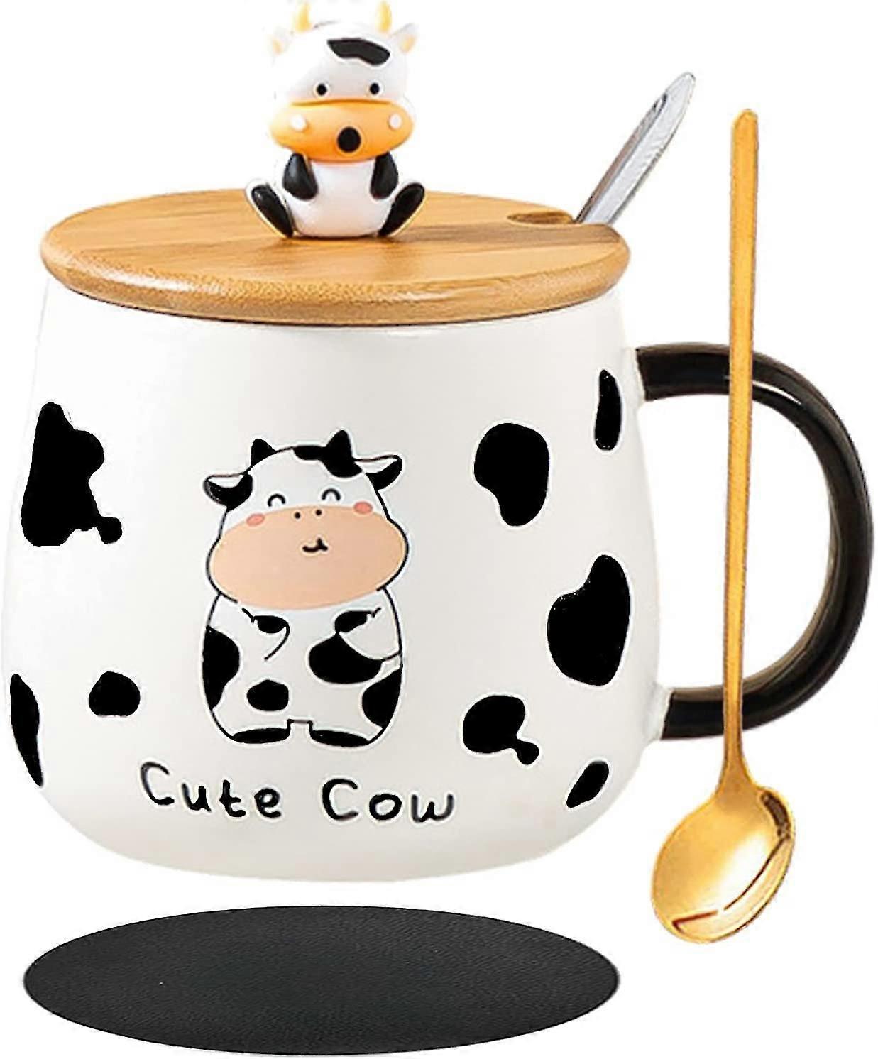 Kuhbecher Kaffeetasse Kuh Geschenk 400ml Keramik Teebecher