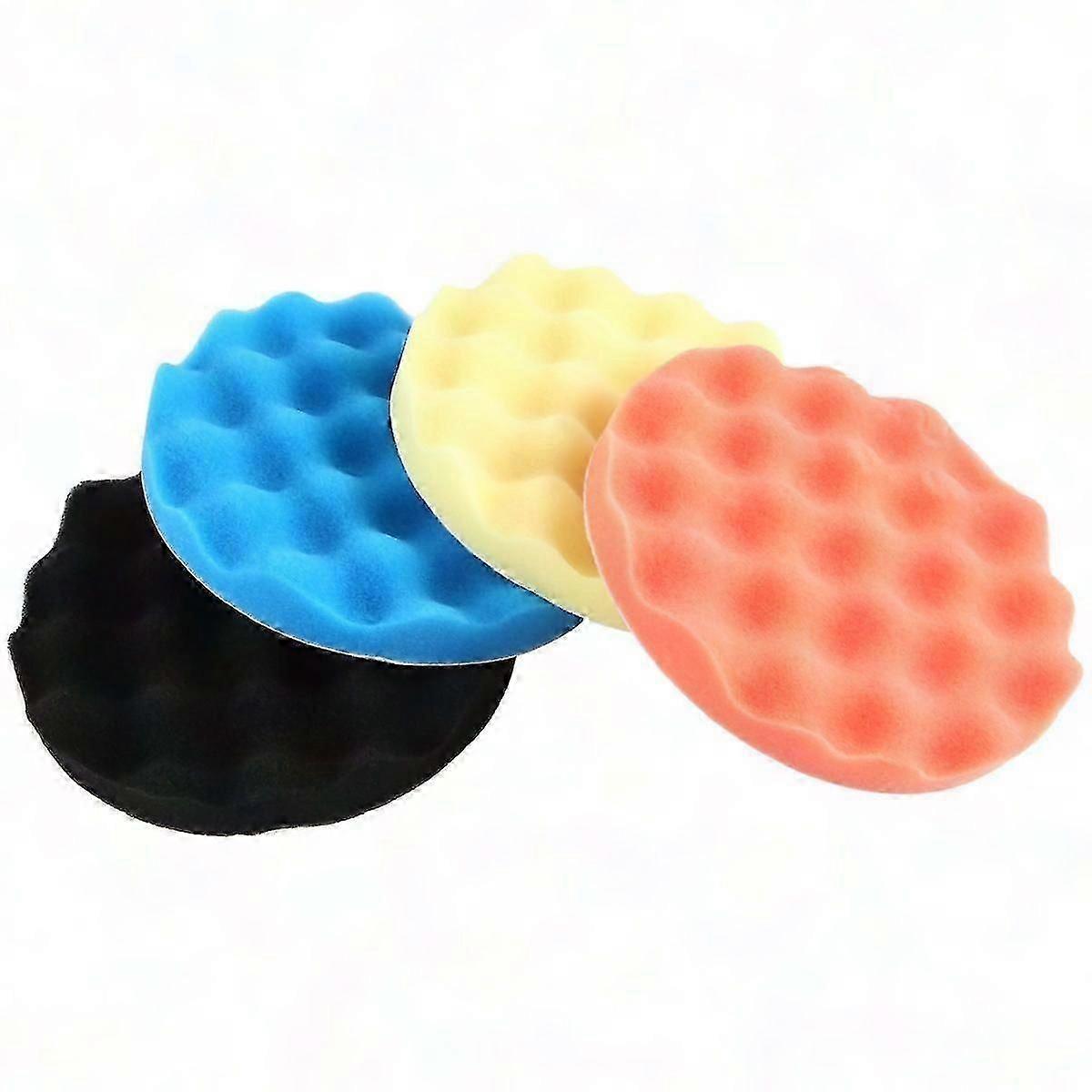 4Pcs 180mm Car Polishing Pads Kit for Buffer Use