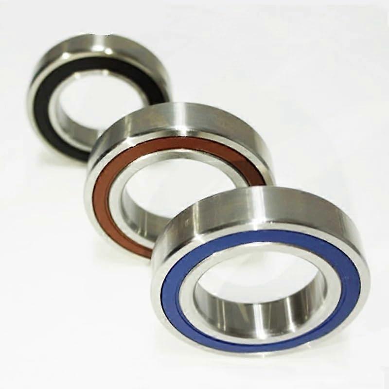 1 piece 7001 7001C 2RZ HQ1 P4 12x28x8 sealed angular contact ball bearing spindle bearing ABEC7 SI3N4 ceramic ball