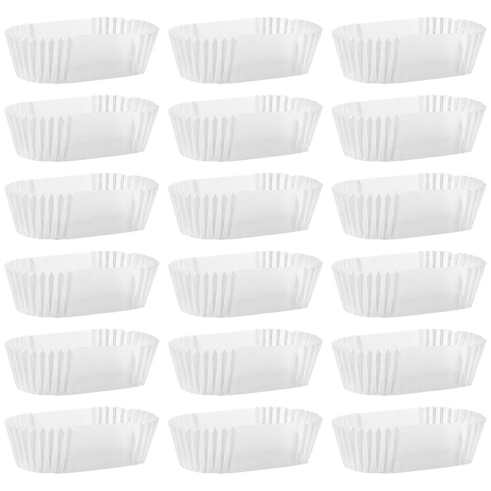 Bakery Muffin Liners Baking Oval Paper Cup For Cakes Muffins .20X3.50X2.50CM High Temperature Resistance 1000Pack