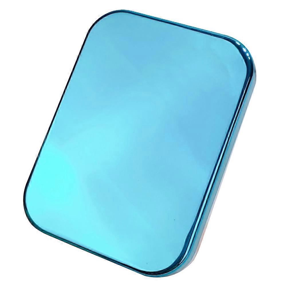 Lenses Organizer Case for Storage with Mirror Portable Blue