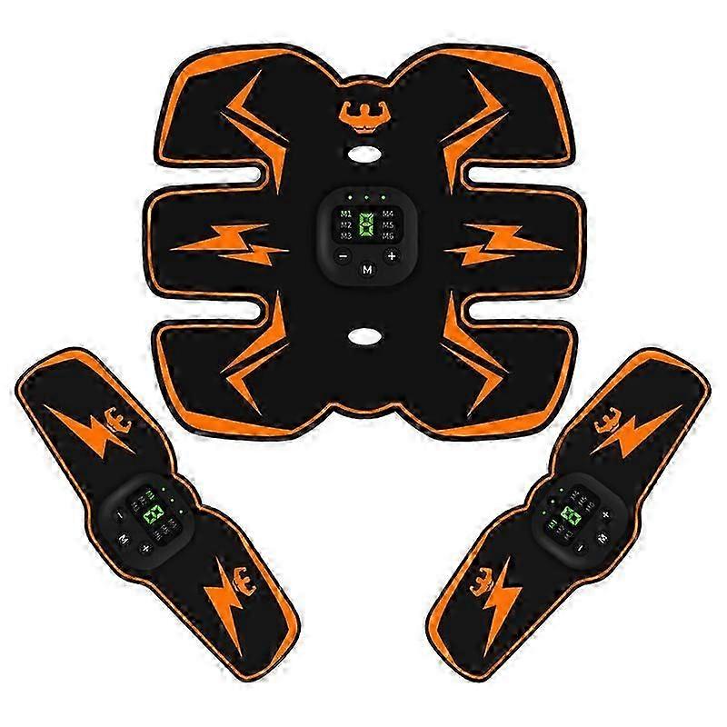 ​EMS Abdominal and Arm Muscle Stimulator Trainer with Electrical Pulse Technology for Home Fitness Workouts​
