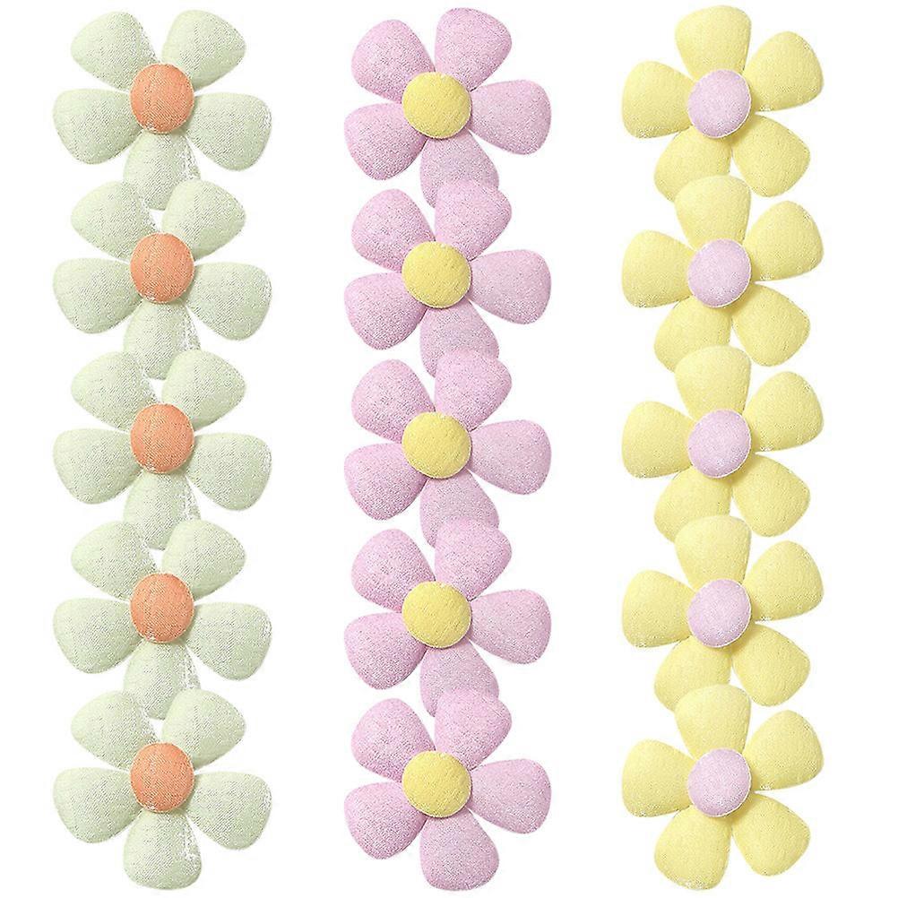 Sunflower Faux Flower Small Flower Crafts for DIY Clothing Decor 15Pcs