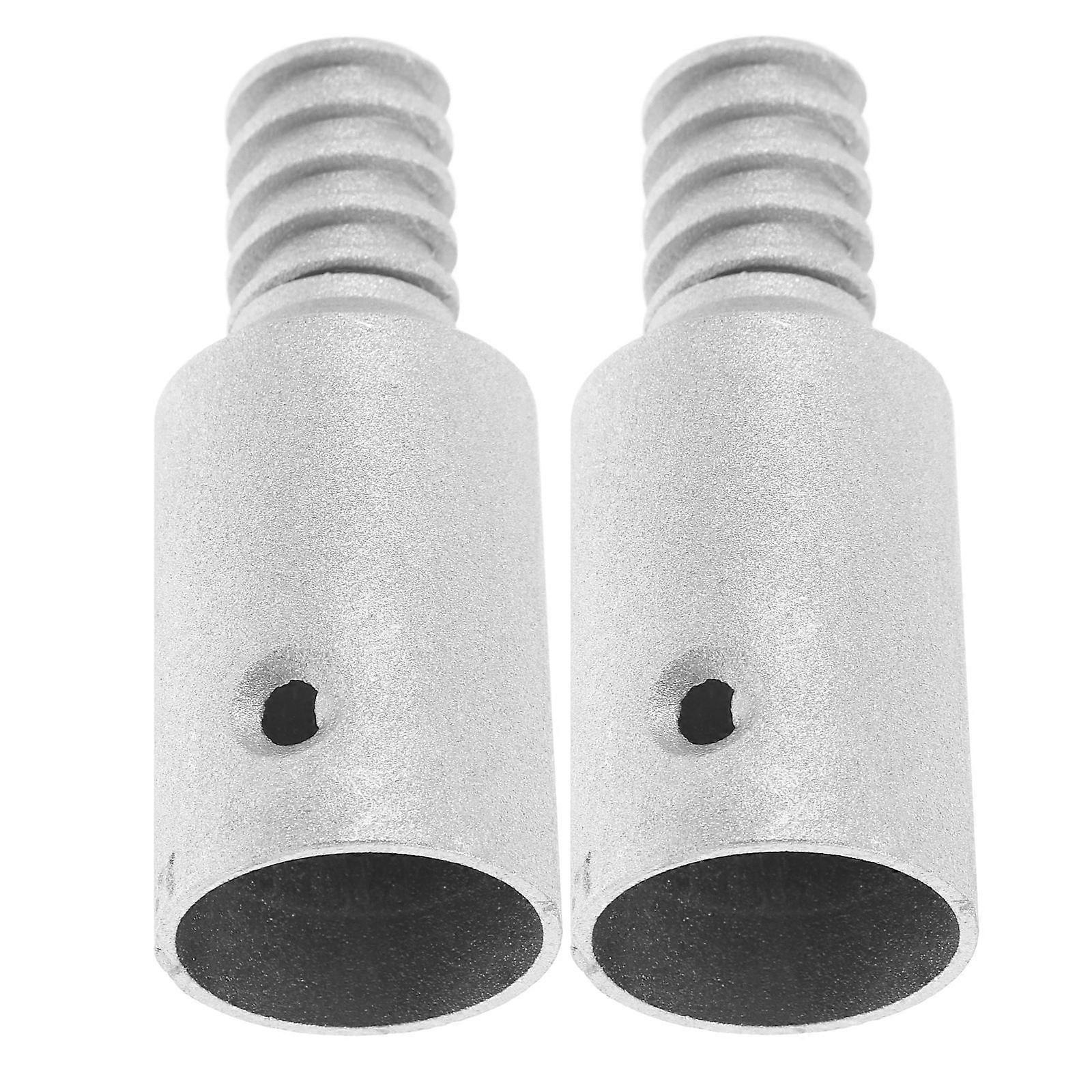 Threaded Handle Tips For Poles Broom Handle Adapter Wall Cleaning Sturdy Design 7.50X2.90X2.90CM 2Pcs