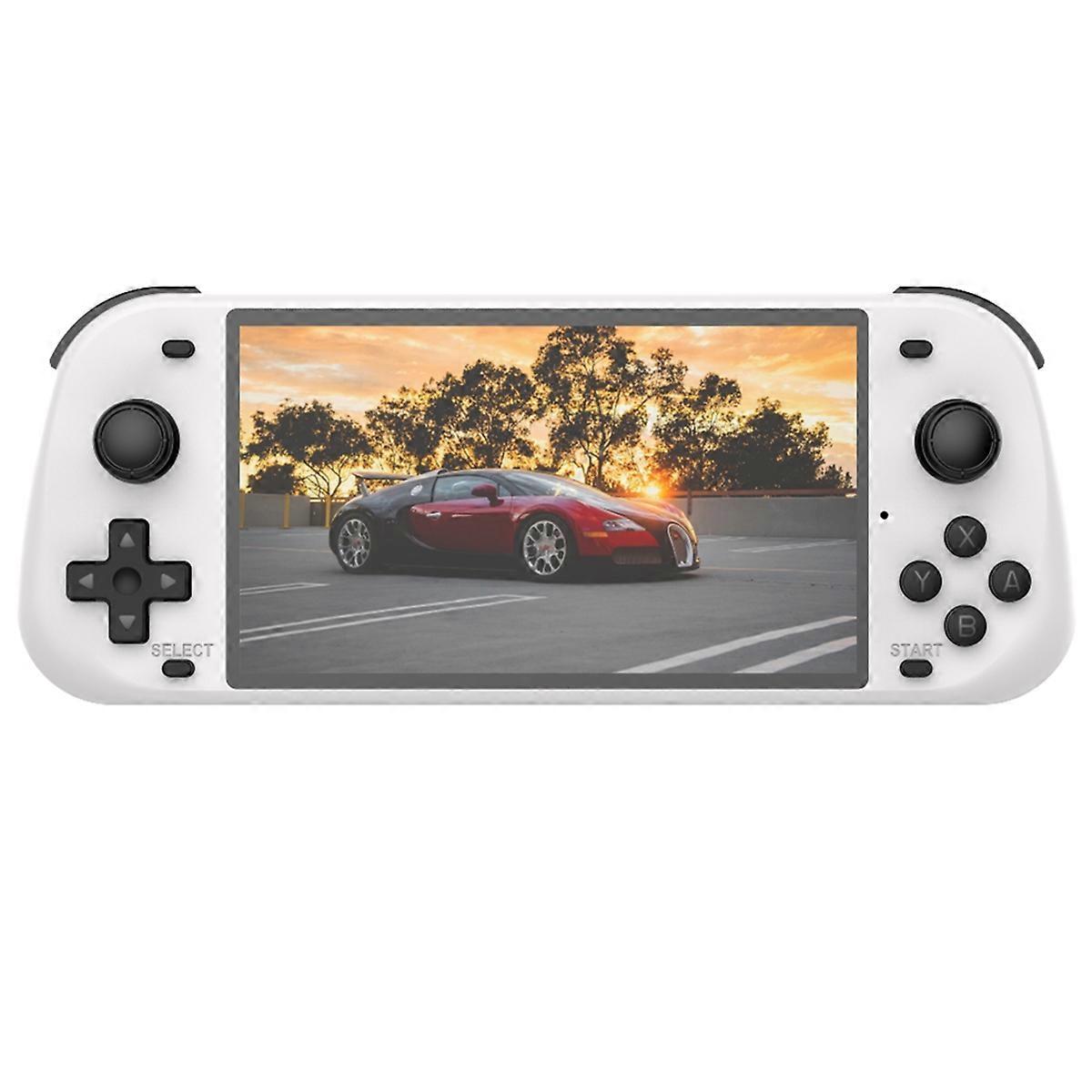 R50S Console de jeu portable rétro128GB Système Linux Blanc