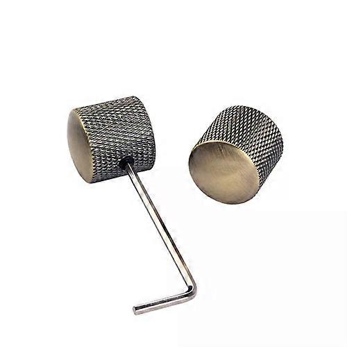 Guitar Knobs, 2Pcs Dome Screw Knob Metal Volume Control Knobs