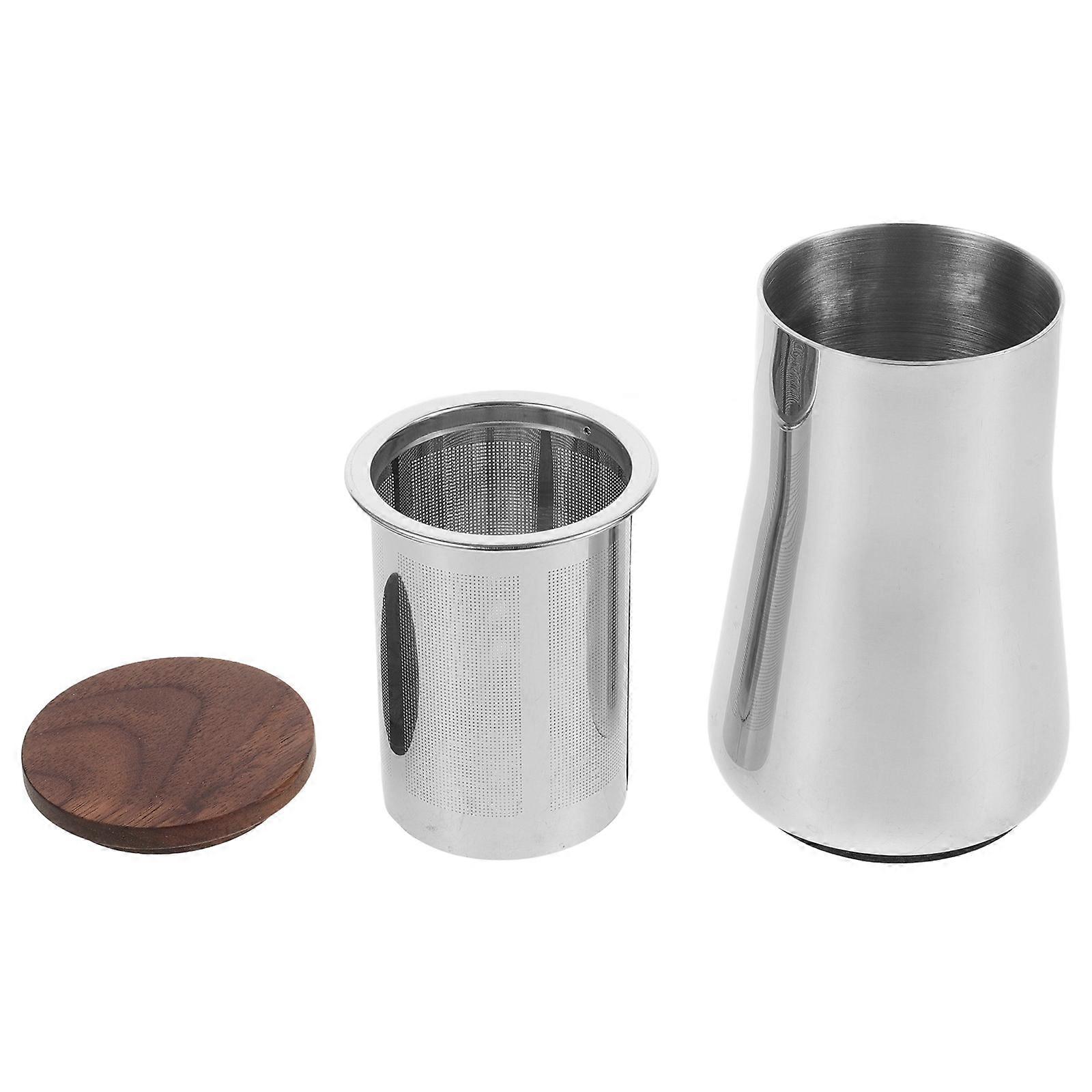 Stainless Steel Coffee Sifter Fine Mesh Strainer For Coffee Machines Pots Eliminate Paper Filters 1Pack