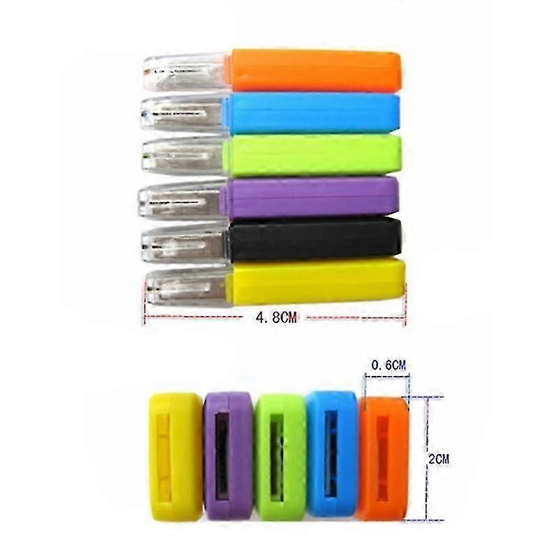 1pcs Usb 2.0 Mini Multicolor Plastic Memory Card Reader Portable High Speed Transmission Card