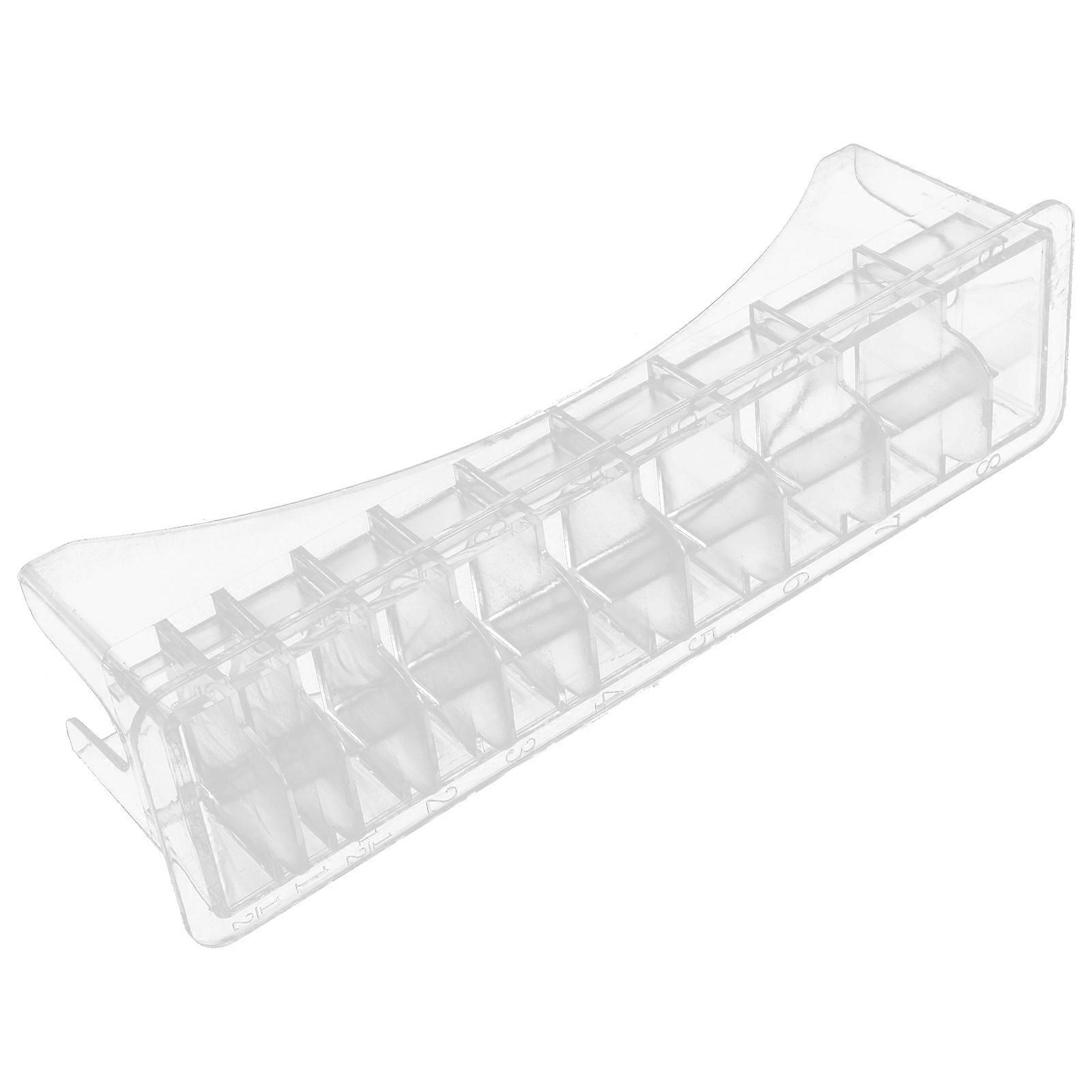 Guide Comb Attachments Clipper Guard Holder Barbershop Use High Grade Plastic Organizer Container 1Set