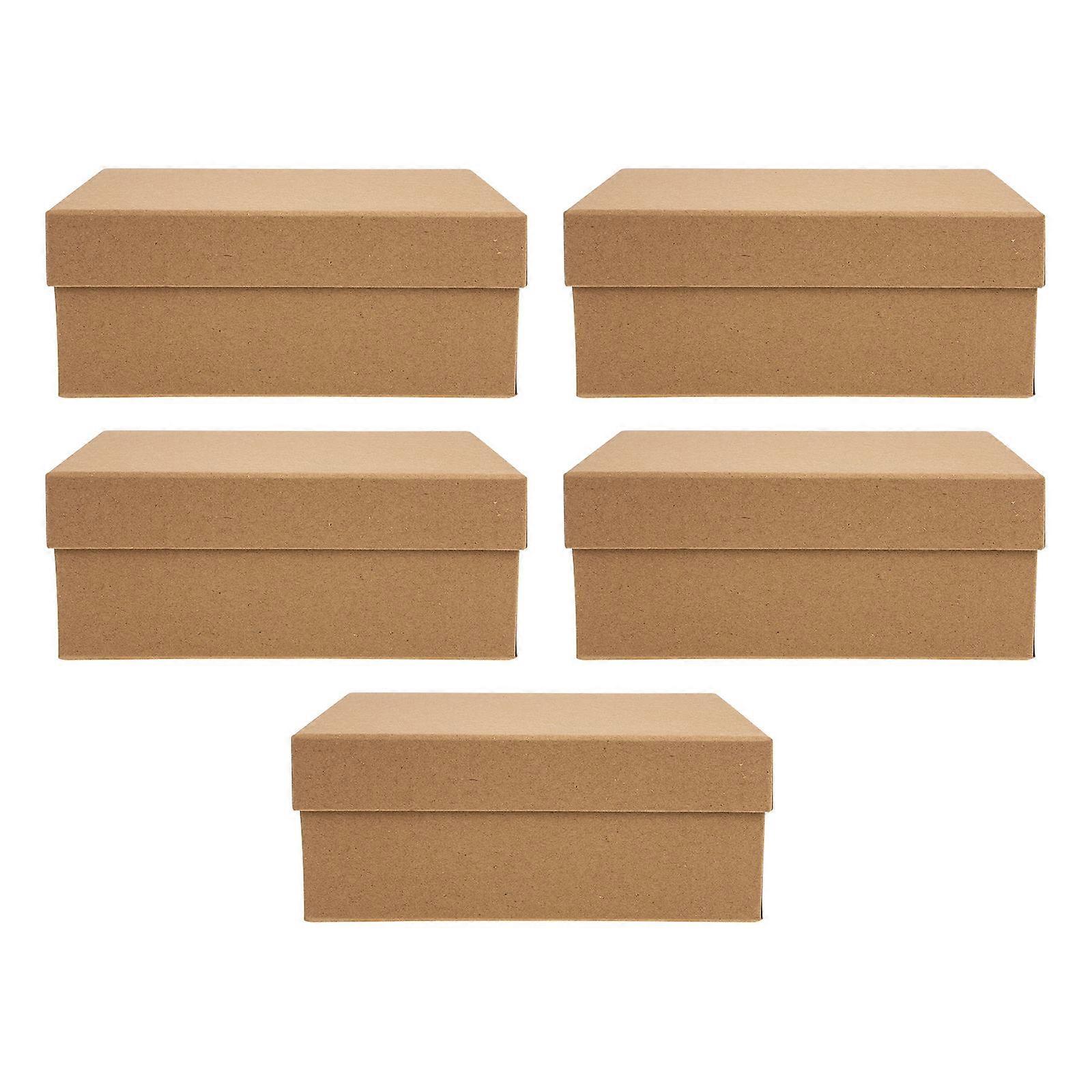5pcs Flower Gift Packing Boxes Wrapping Boxes Clothing Decorative Boxes