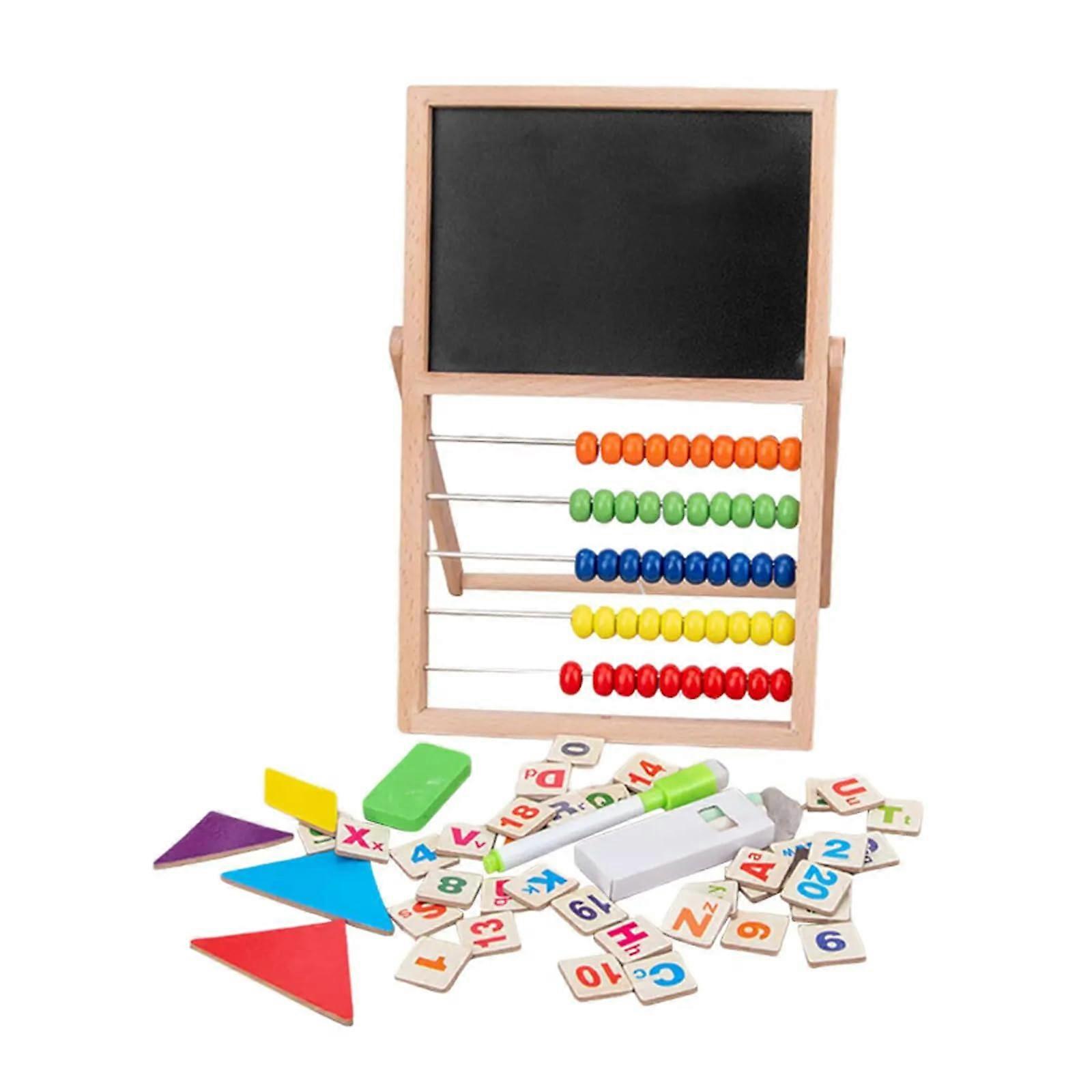 Counting Frame Chinese Abacus, Abacus Calculation Stand, Educational Preschool Toy for Early Development and Learning