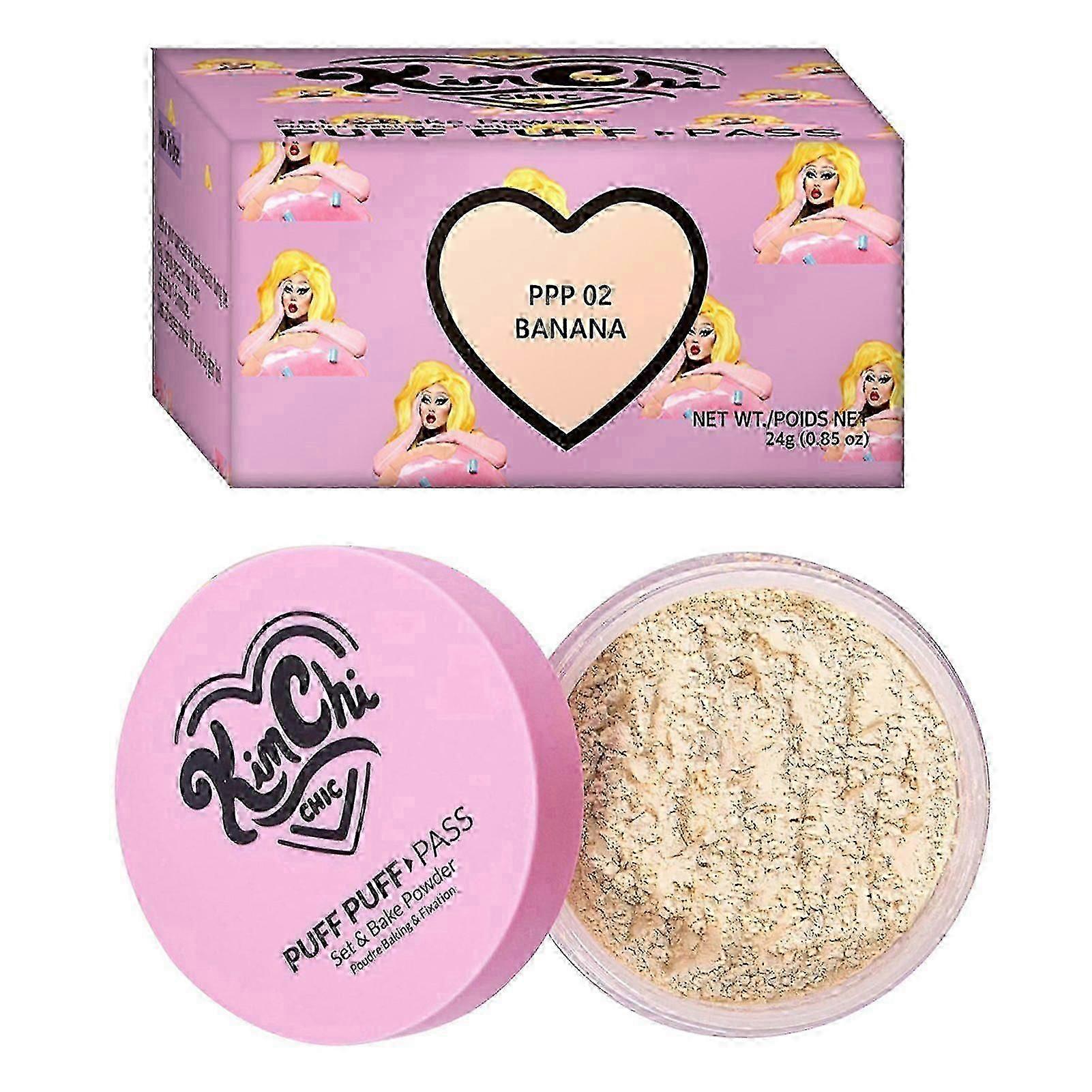 Blurring Setting Powder for Women Oil-control Matte Finish Face Powder for Everyday Makeup