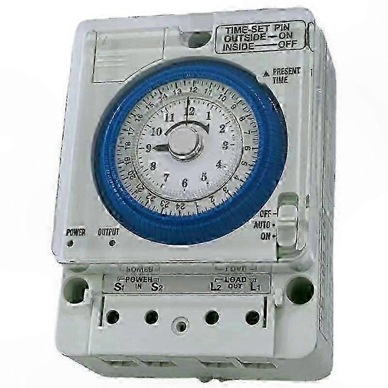 Energy-Efficient Mechanical Timer Switch for Pool and Irrigation Systems with Programmable Automatic Control