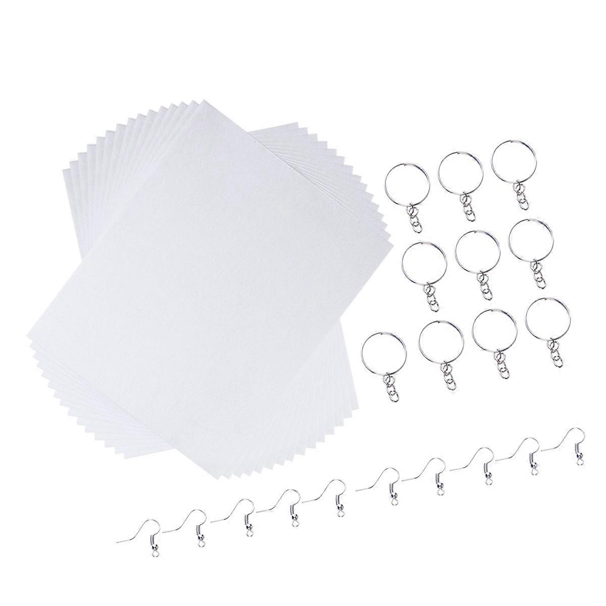 DIY Heat Shrink Film Sheets For Art Creation And Crafts Assorted Color With 35Set