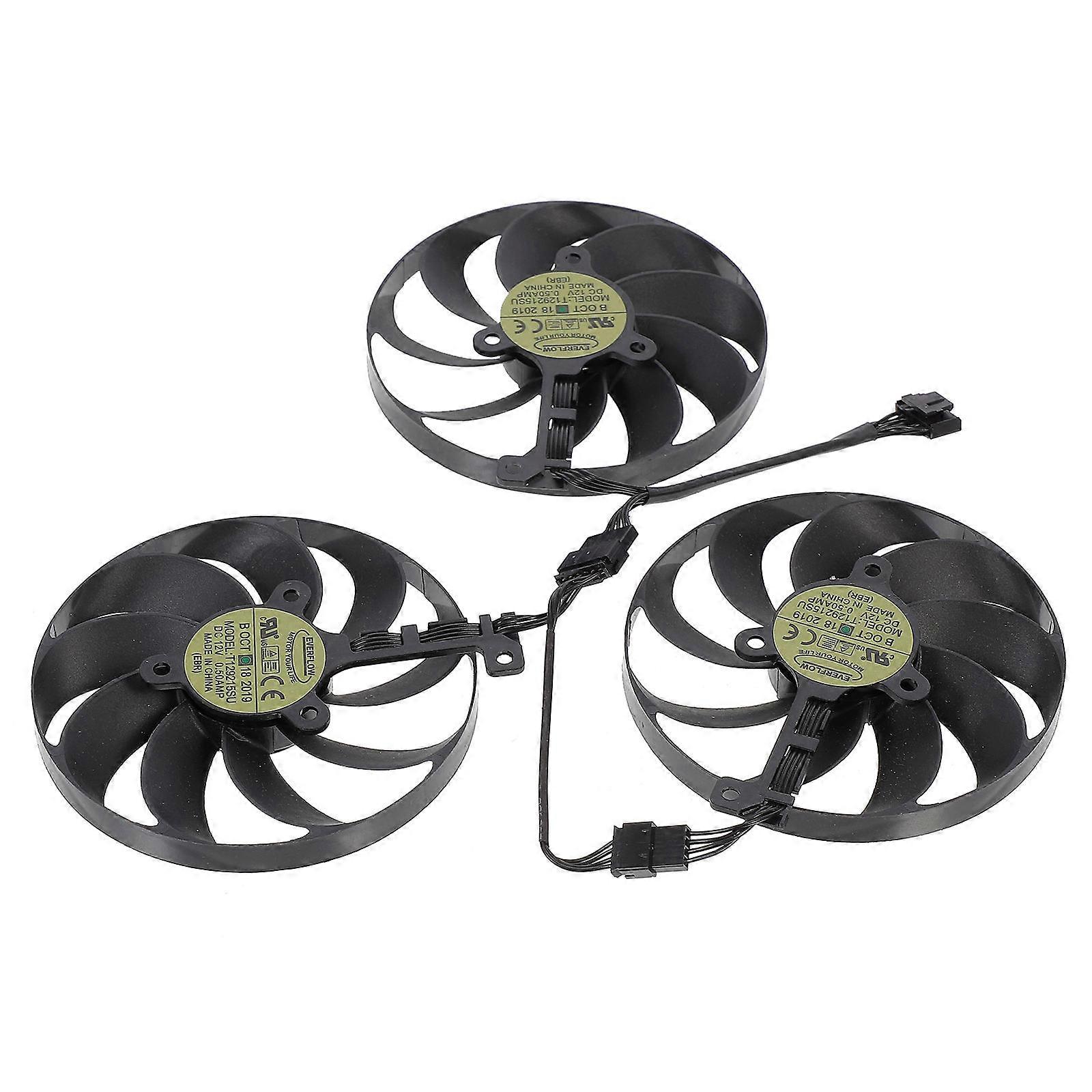 Graphics Card Replacement 1 Set Cooling Solution For CF9010U12D 87mm GPU Enthusiasts Designed For Optimal Heat Dissipation