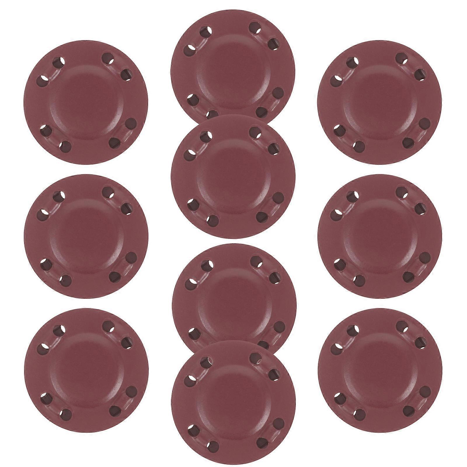 Clothes Magnetic Button Clasps For Clothing Alloy Round Sewing Fasteners Adults 10Pcs