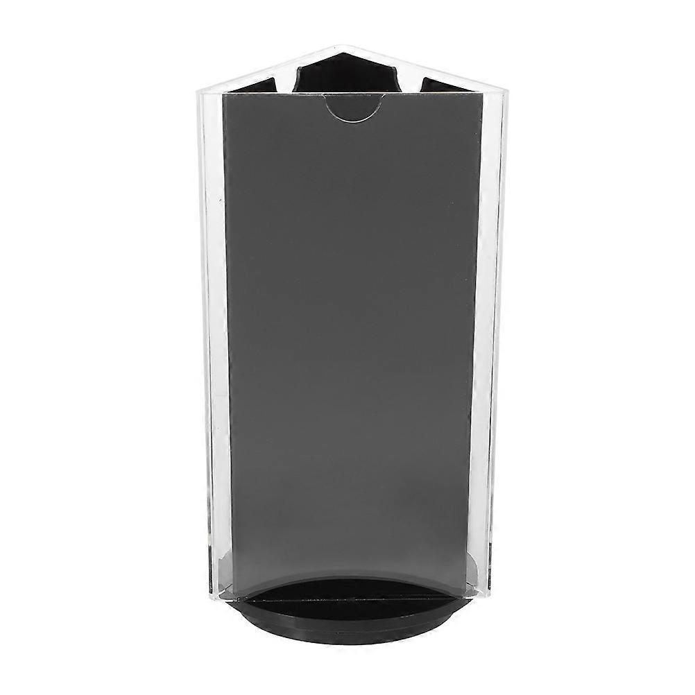 Rotatable Acrylic Menu Display Stand Desktop Sign Holder Poster Rack for Restaurant Bar Office Tabletop Storage