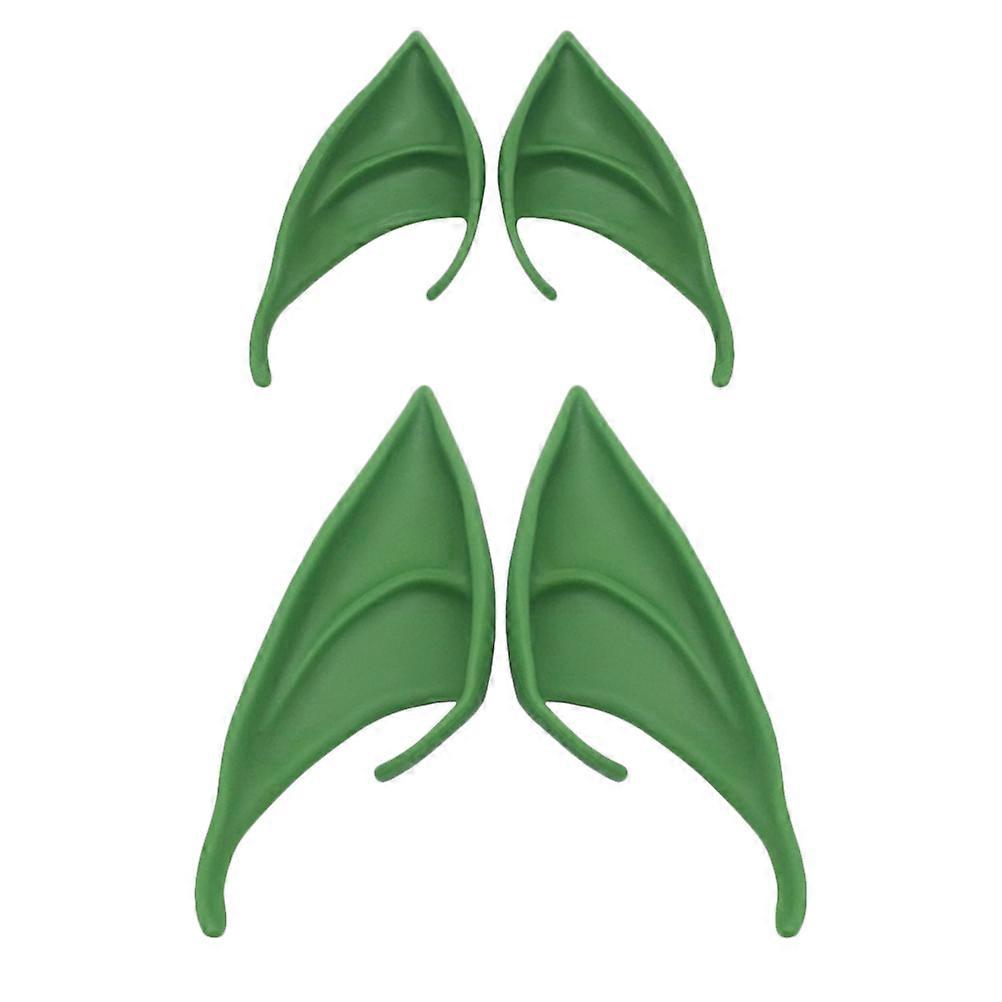 Masquerade Elf Ears For Women Cosplay Accessories Halloween Events 12x5cm Unique Style 2 Pairs
