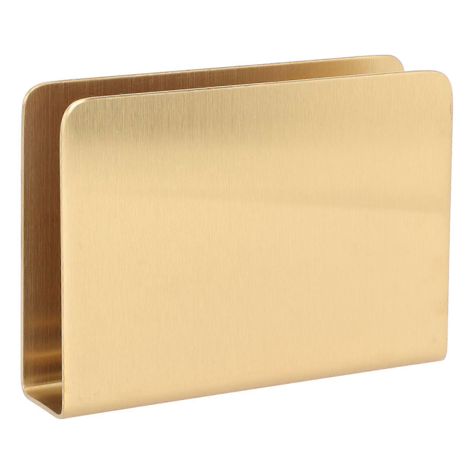 Elegant Vertical Napkin Holder For Hotels And Restaurants In Golden Color Perfect For Daily Use 1Pcs