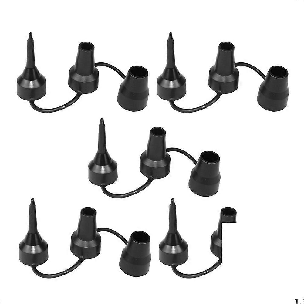 5 Replacement Nozzles for Air Bed Pump Durable Inflatable Adapter for Mattresses Swimming Rings Boats Effortless Inflation