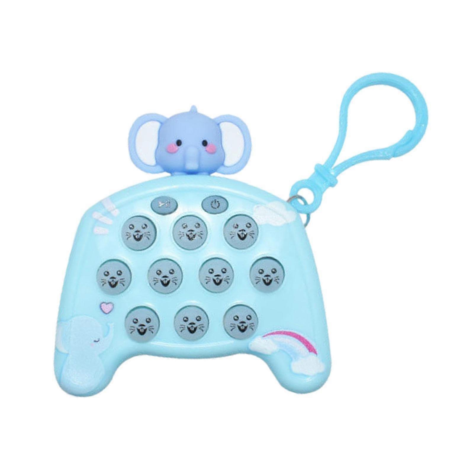 Fast Push Game - Electronic Handheld Fidget Toy, Quick Push Bubble Pop Game for Kids, Compact School Bag Decoration