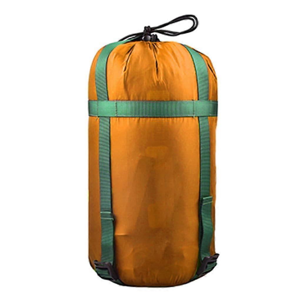 Compression Bag, Breathable Lightweight Drawstring Design, Space-Saving Inner Sack for Outdoor Camping, Orange