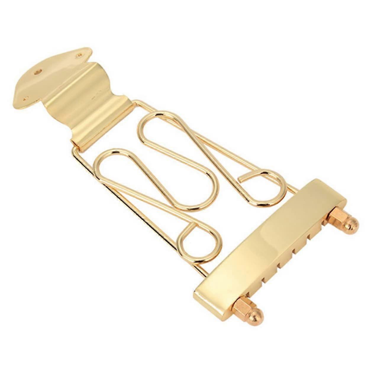 Wired Frame Tailpiece Guitar Gold Surface String Spacing Durable Replacement for Old or Defective Tailpieces