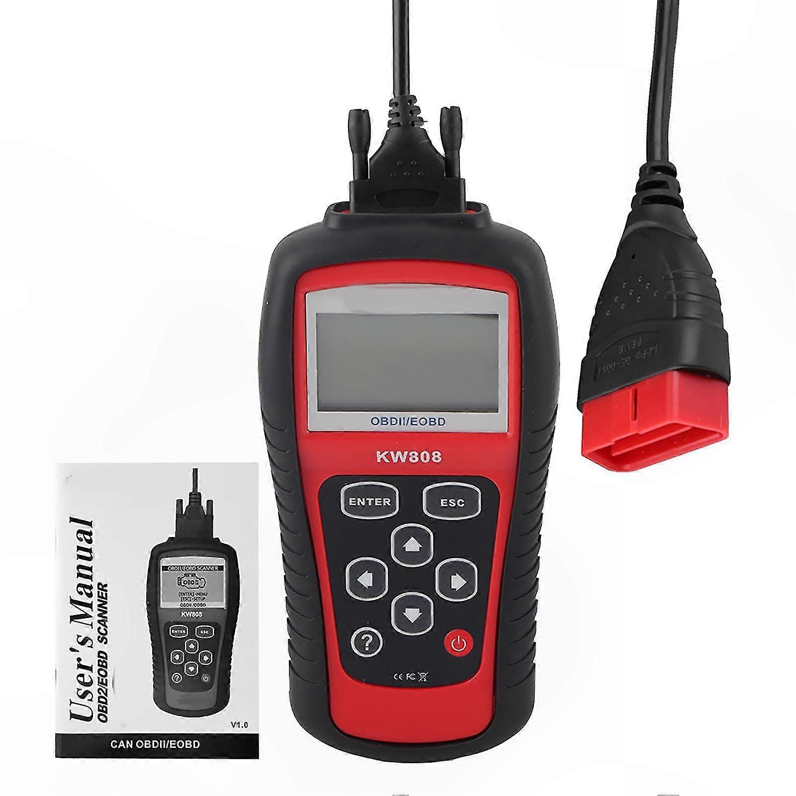 OBD2 Car Diagnostic Scanner Tool for Reading Fault Codes and Vehicle Diagnostics