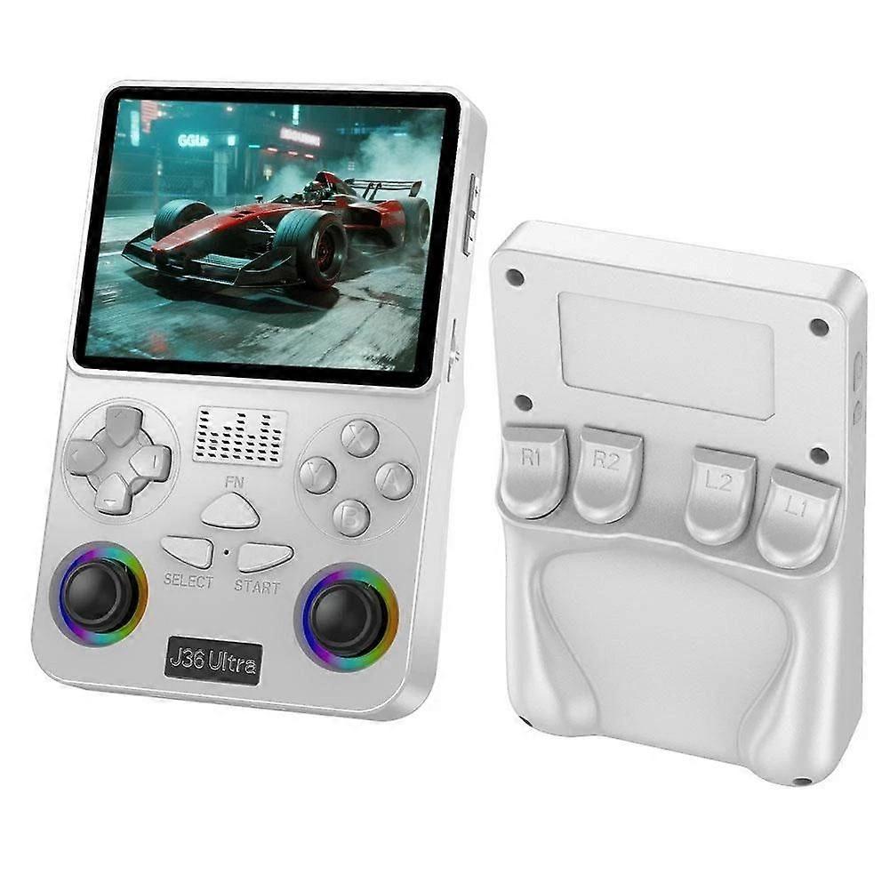 J36 Retro Handheld Video Game Console System Machine 3.5 Inch IPS Screen