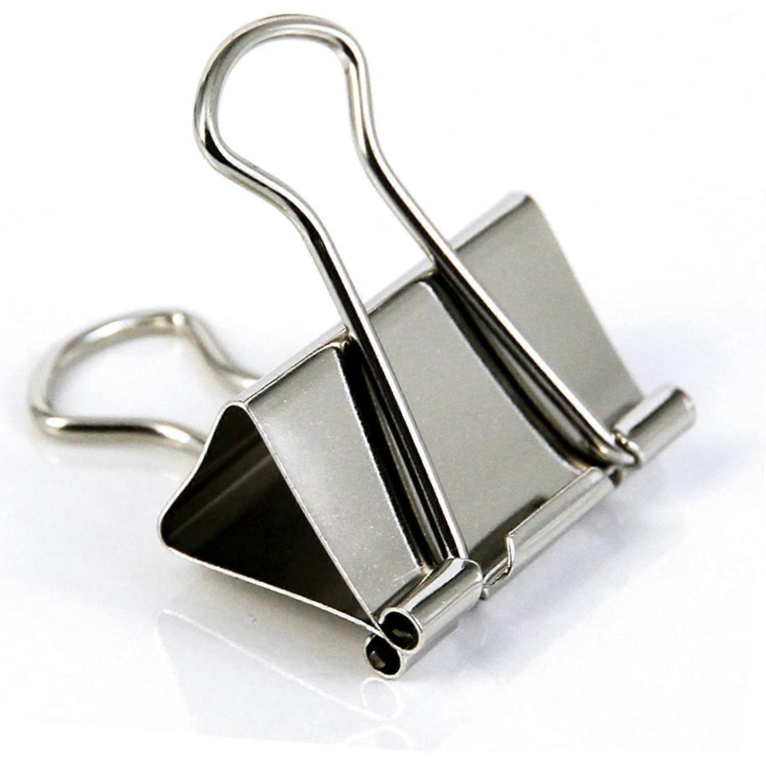 Extra Large Binder Clips, 20 Pack, 32mm, Silver, for Home Use