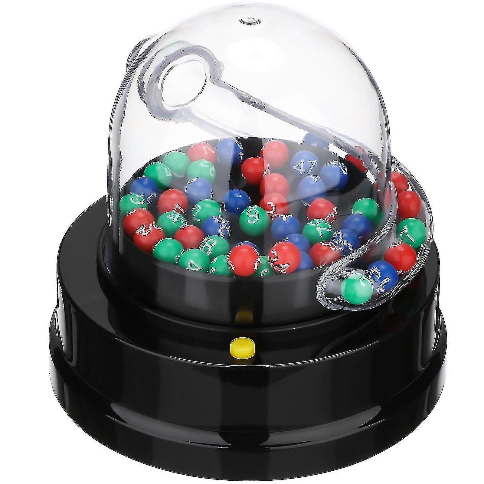 1 Set Electric Lottery Machine Party Mini Lotto Games Machine Jackpot Machine 12-27
