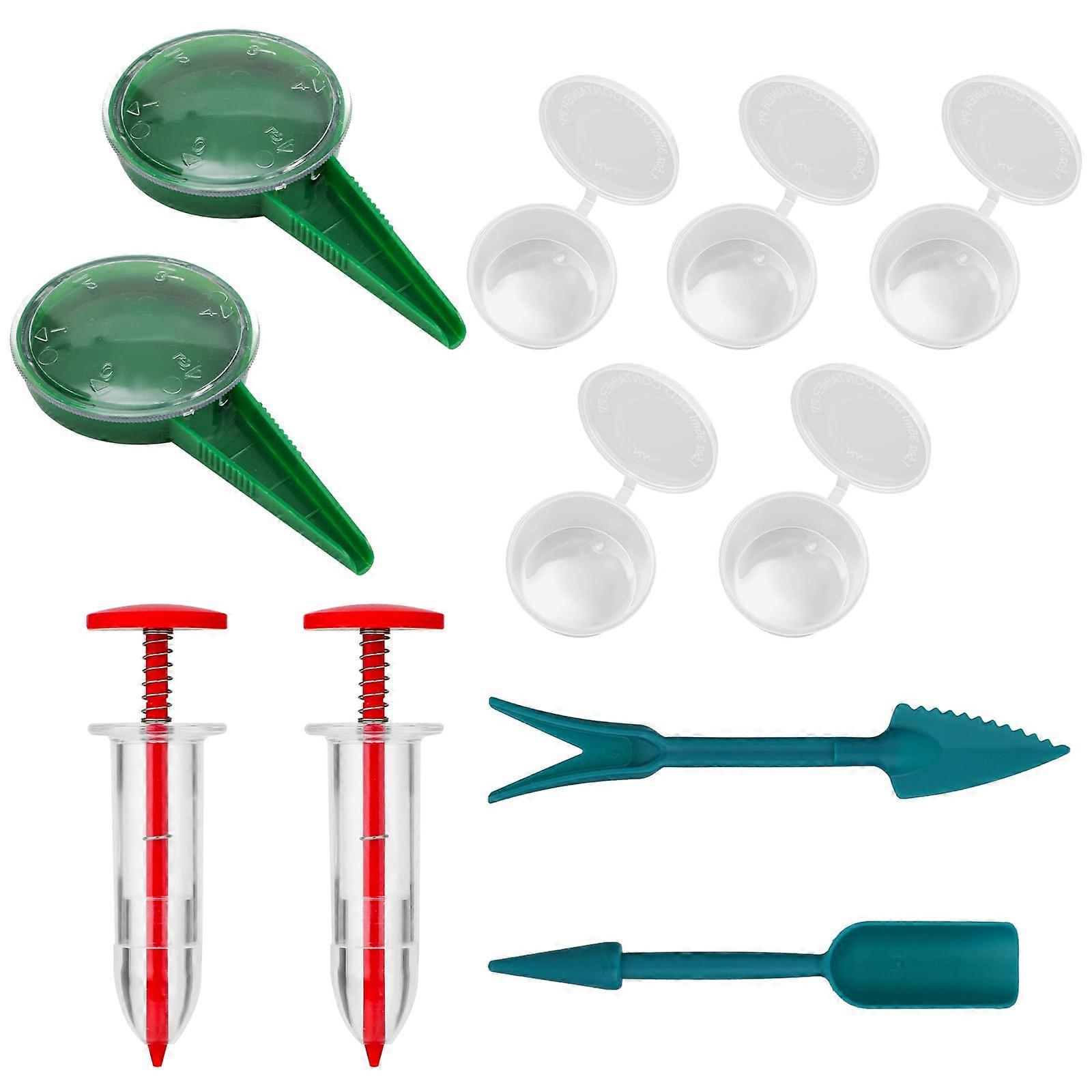 11pcs Mini Handheld Seed Spreader Kit for Carrot Lettuce Grass Spinach