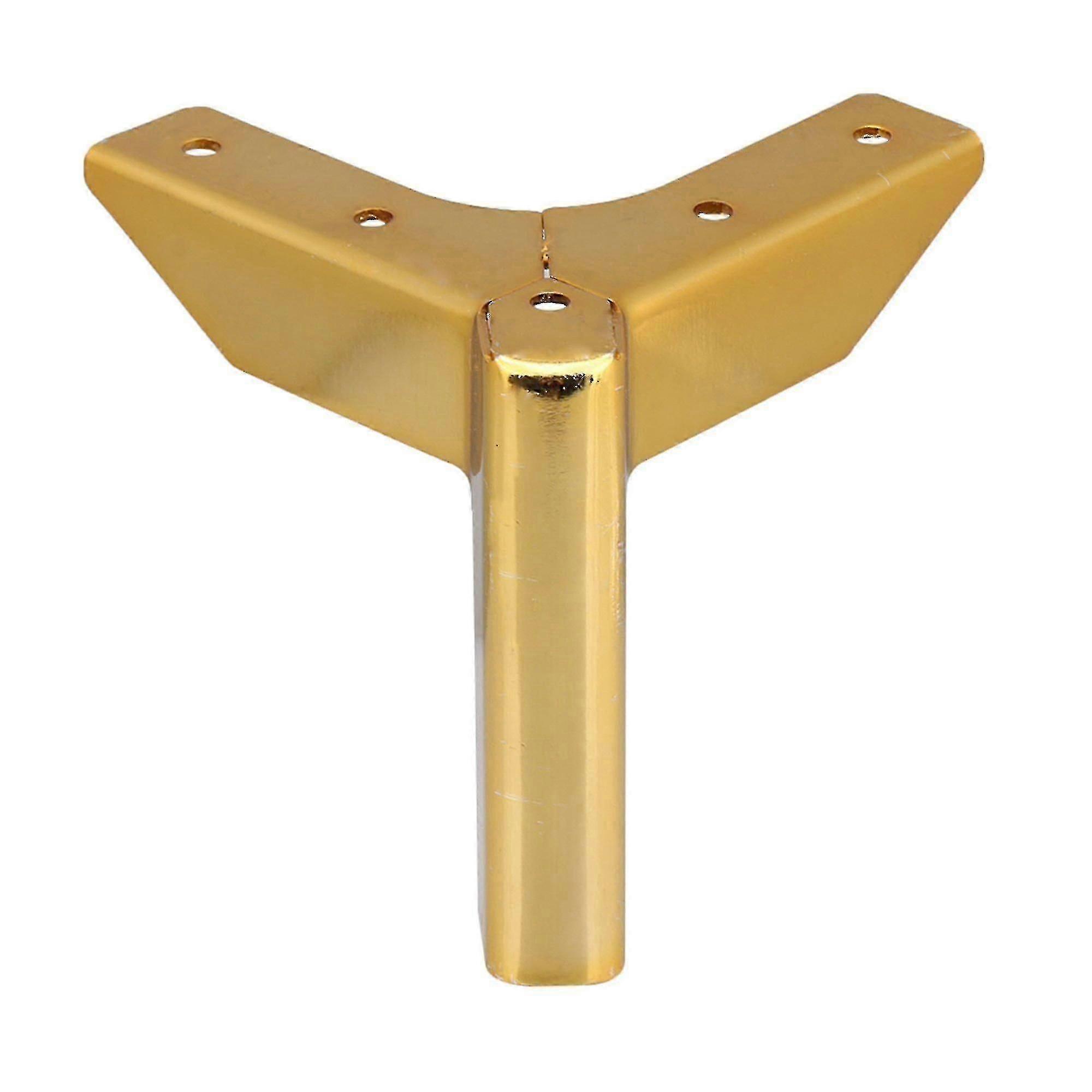 10cm gull metall trekant møbelben til sofaskap