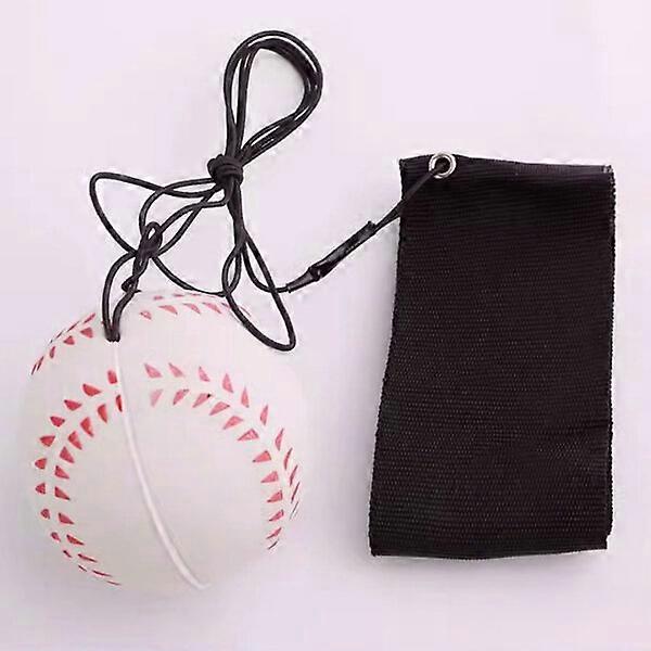 Rubber rebound ball with elastic rope, easy to carry and suitable for outdoor use