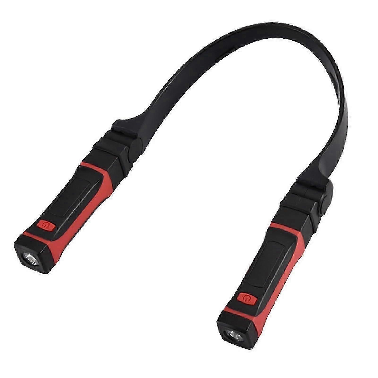 Rechargeable 4X Detachable Neck Lights, LED Worklights with Magnetic Base - Ideal Hands-Free Mechanical Lights for Multiple Brands