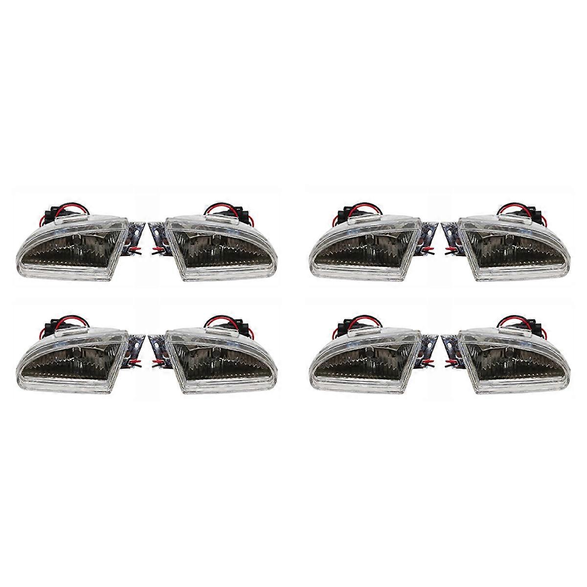 8x Car Fog Light Front Turn Signal Fog Light Lamp for C Class W202 1994-2004