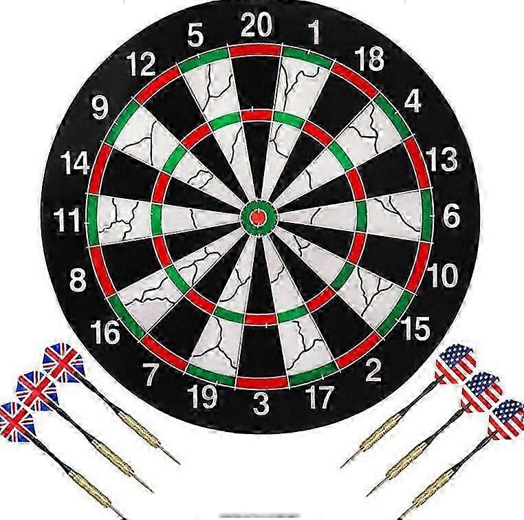 18-inch Flocked Dart Set With 6 Magnetic Darts Indoor Safety Toys