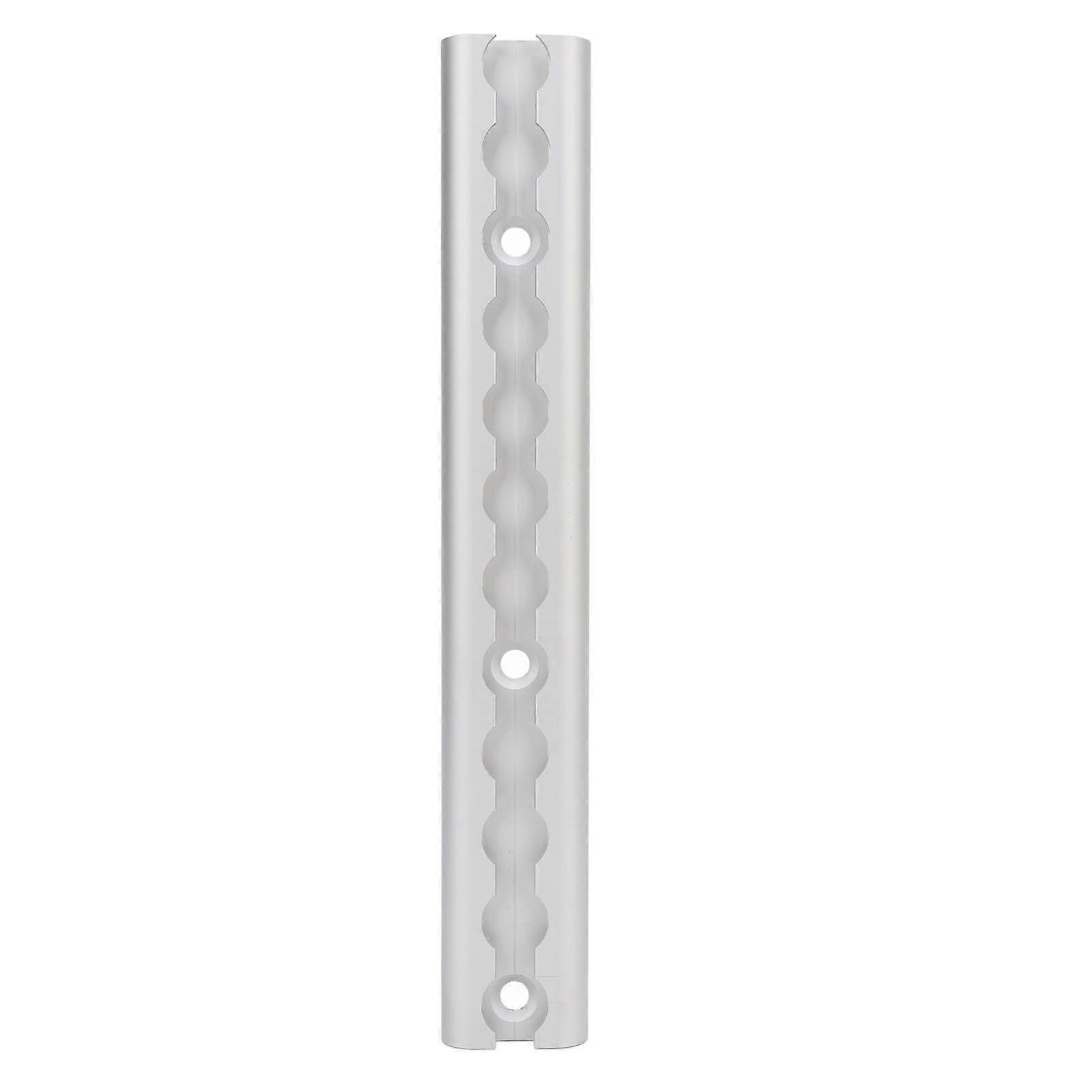 L Track Rail with Drilled Hole Securing Loads Robust Tie Down Aluminium Airline Rail for Truck Beds Trailers Silver 30cm