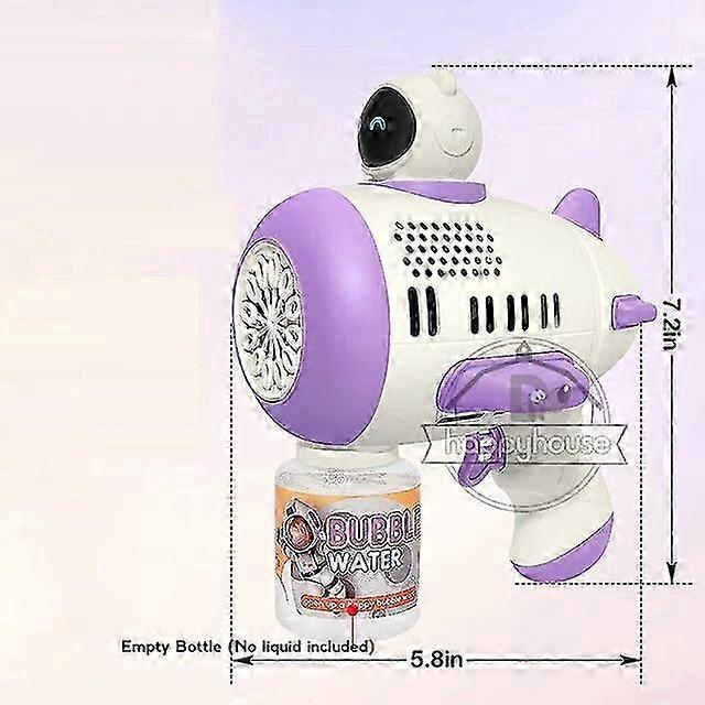 Astronaut Automa Bubble Machine for Kids Bubble Gun Rocket Launcher...