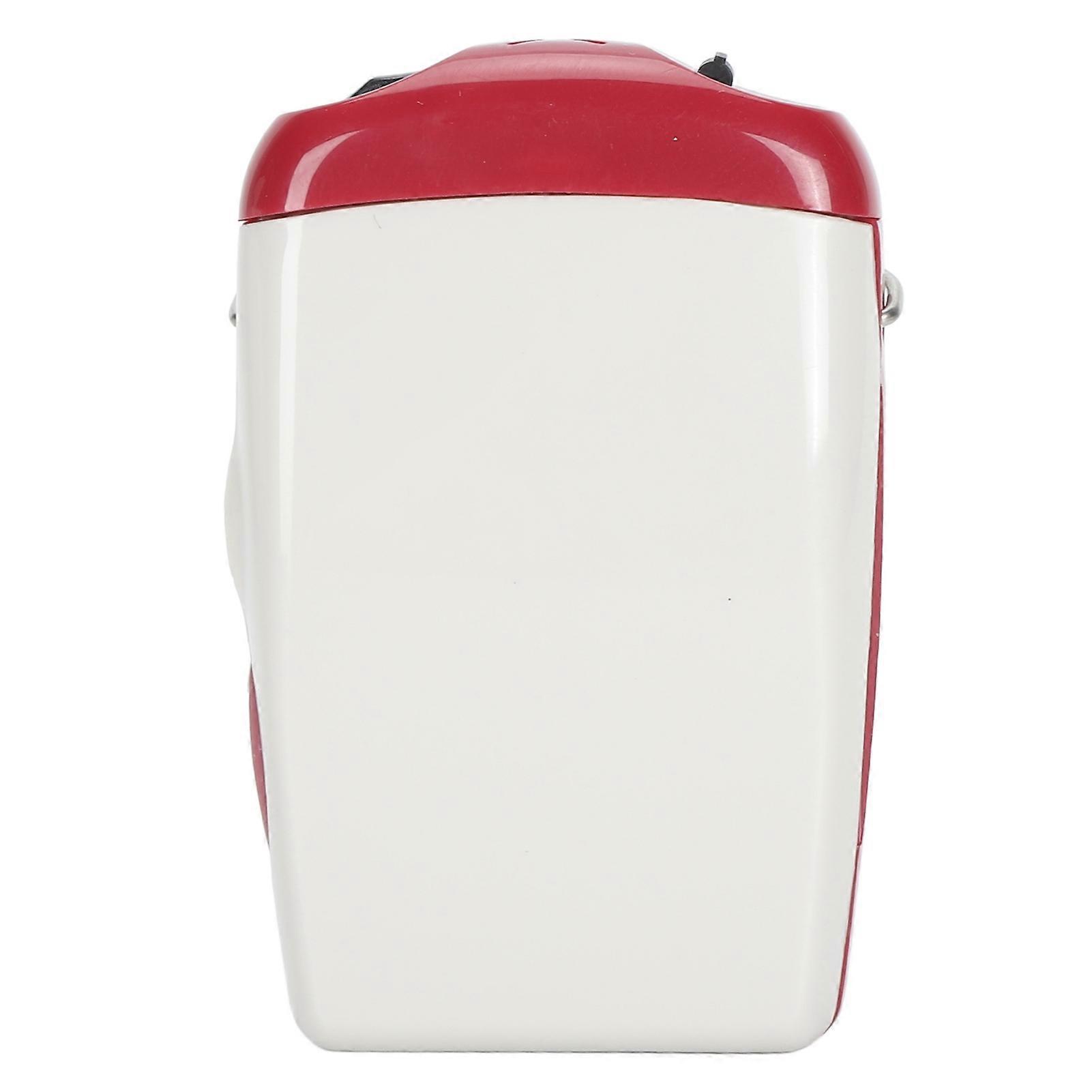 Pocket Hearing Sound Amplifier Red, Moisture Resistant, Earbud Included