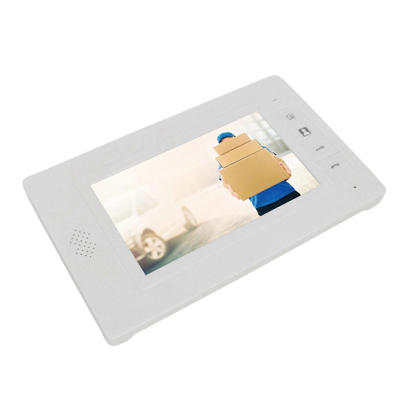 7 Inch Wired Video Intercom System HD Camera Door Phone UK Plug