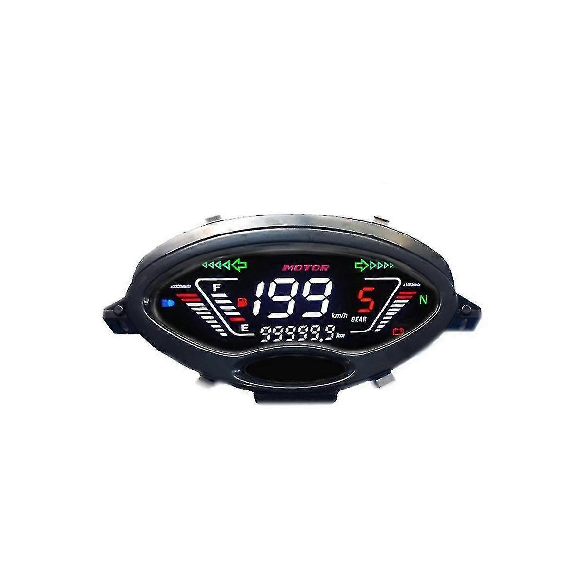 Motorcycle digital instrument assembly, suitable for models such as 125, full-screen anti-reflection