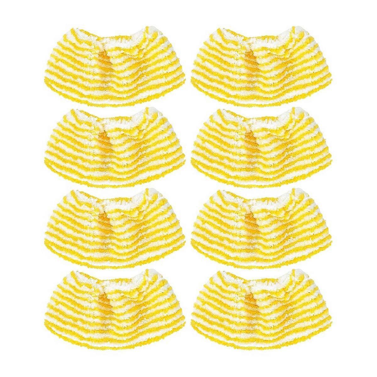 8pcs Steam Cleaner Microfibre Replacement Cloths for Steam Cleaner Accessories EasyFix SC 2, SC 3, SC 4, SC 5