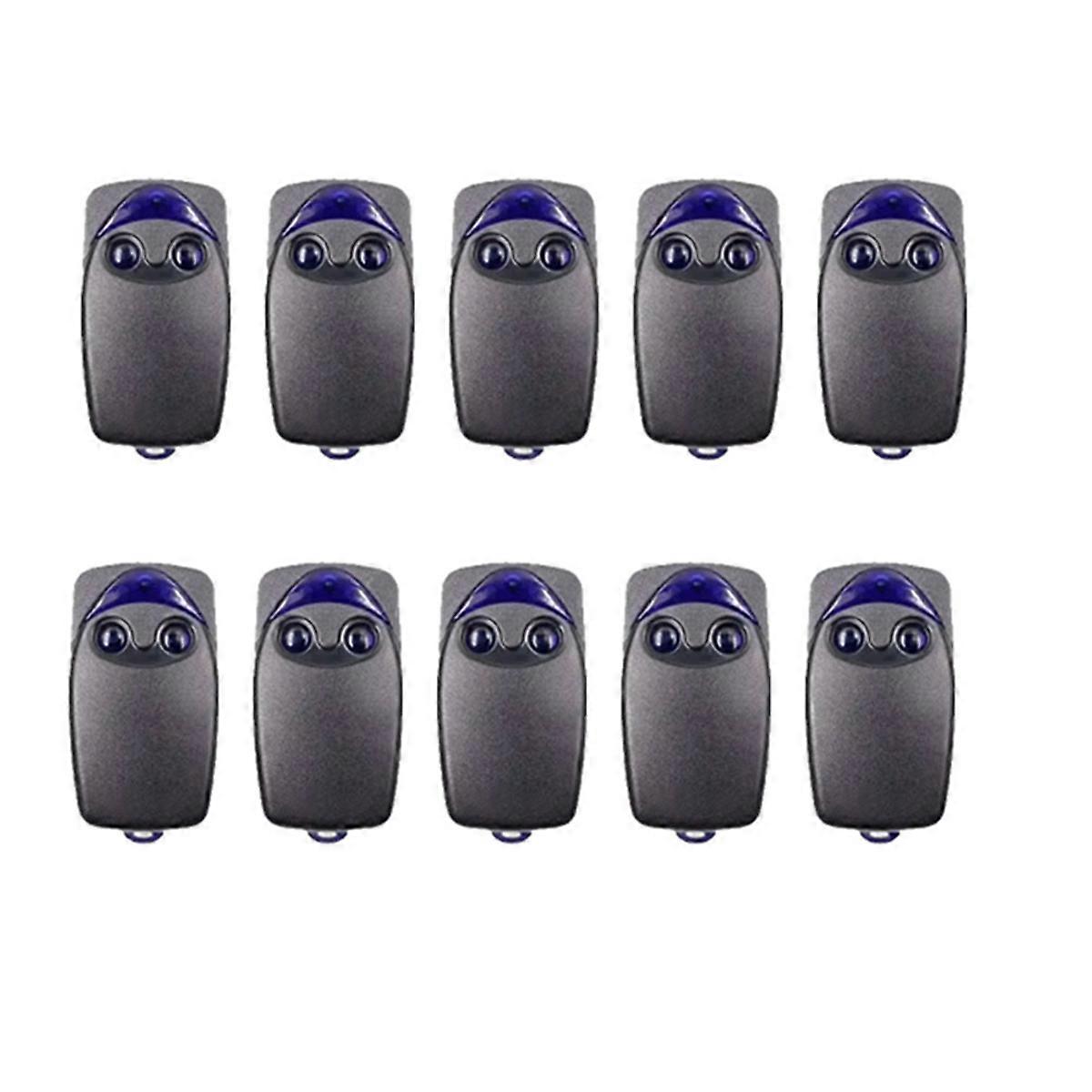 10 Pcs FLO2RS 433mhz Garage Door Remote Control Opener Flor-S Remote Control 2 Button Rolling Code Handheld Transmitter
