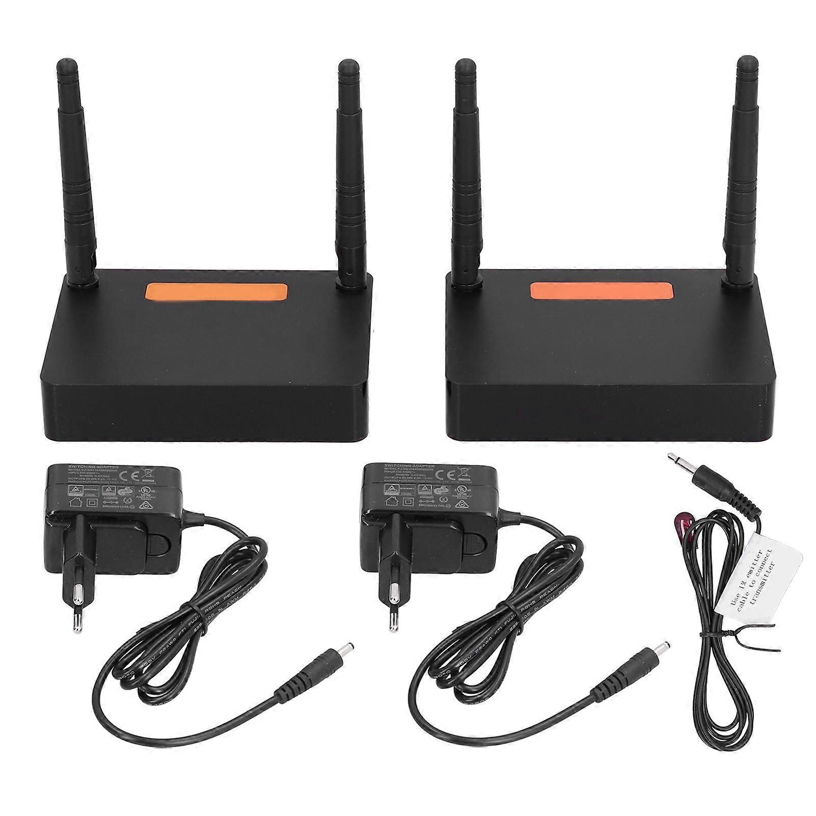 FHD676 Wireless HD Multimedia Extender: 1080P o Video Transmitter, 200m Range, EU Plug