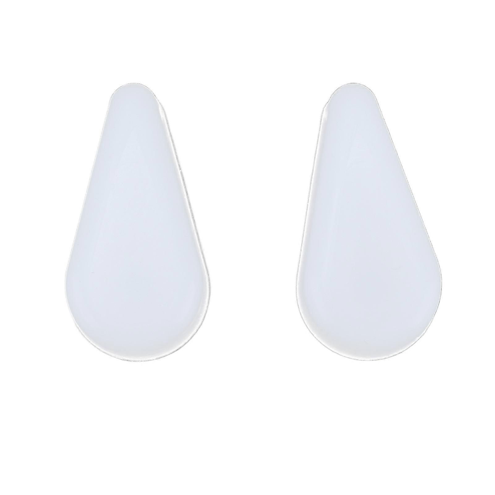 2pcs Transparent Skull Silicone Mold Soft Shiny Resin DIY Craft